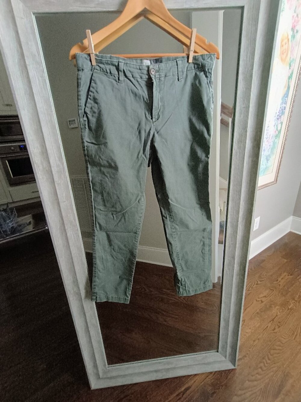 Gap Green Ankle Length Chinos